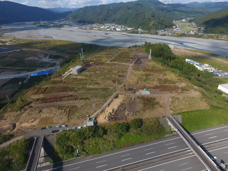 ふじのくにフロンティア推進区域整備事業 牛尾山 外周道路 整備 工事 施工前