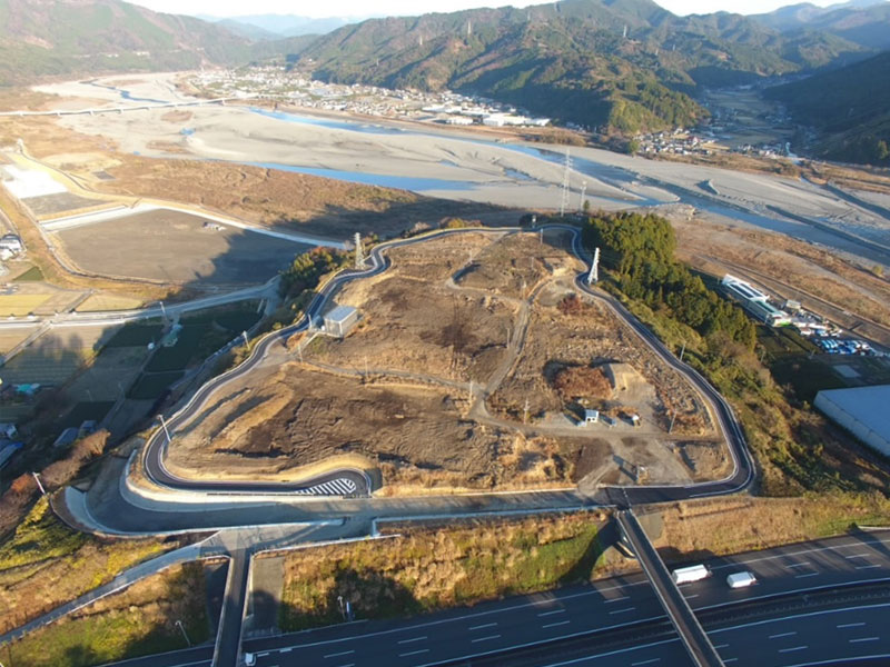 ふじのくにフロンティア推進区域整備事業 牛尾山 外周道路 整備 工事