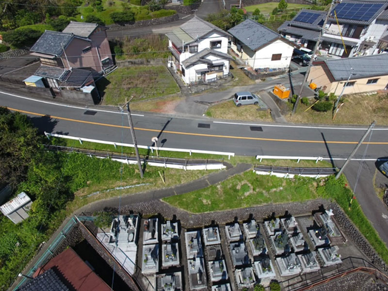 島田 岡部線 災害 防除 工事 補強土壁工 施工前